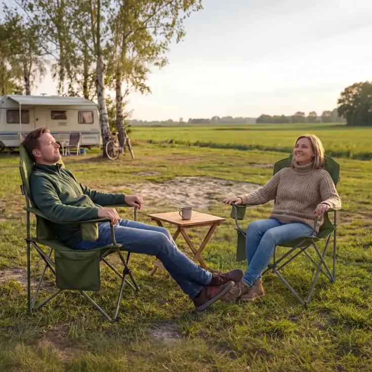Campingstoelen - Opvouwbaar - 2-Pack - 160KG