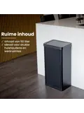 Prullenbak met Drukdeksel - 50 Liter