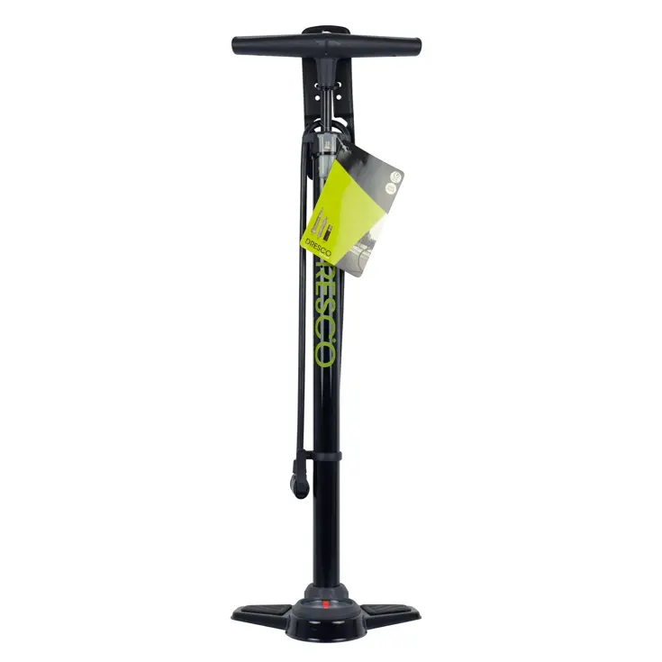 Vloerpomp met Manometer en Verloopnippels 200 PSI