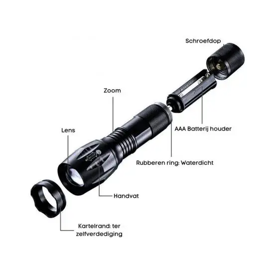 Zaklamp - 3W LED