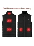 Infrarood Verwarmde Bodywarmer- Heren