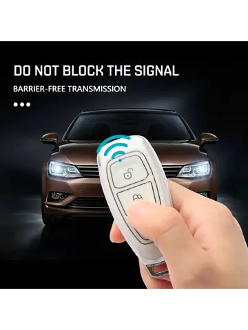 TPU Sleutelhoesje voor Ford zwart K3