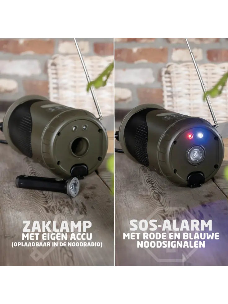 BR-2245 Campingradio met Lantaarn