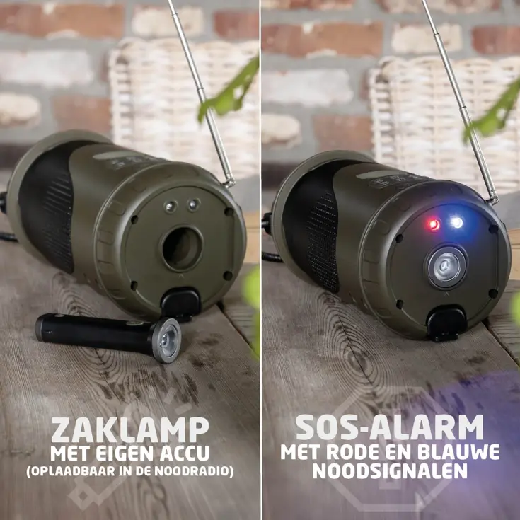 BR-2245 Campingradio met Lantaarn