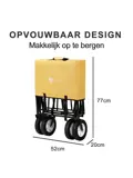 Packaway Opvouwbare Bolderkar 70KG