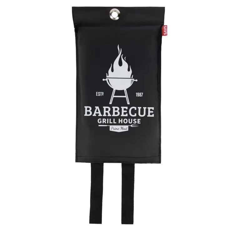 Blusdeken - 100 x 100 cm Barbecue print