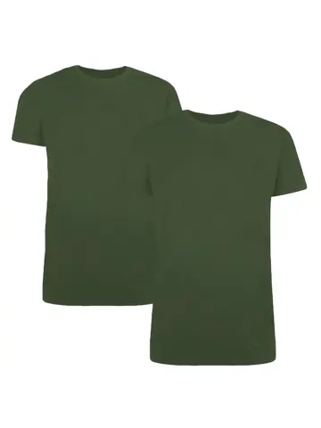 Bamboo Basics - 2-Pack O-hals Shirts - Heren