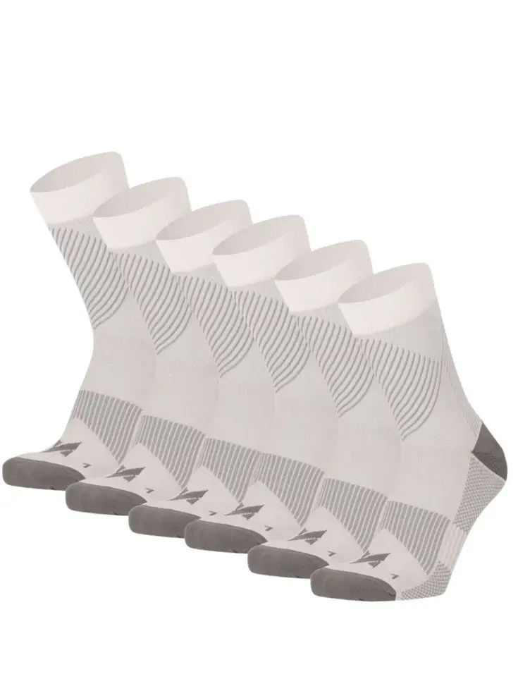 6 paar - Quarter Compressiesokken