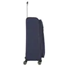 Travelite 4 wheel trolley l expandable Blauw