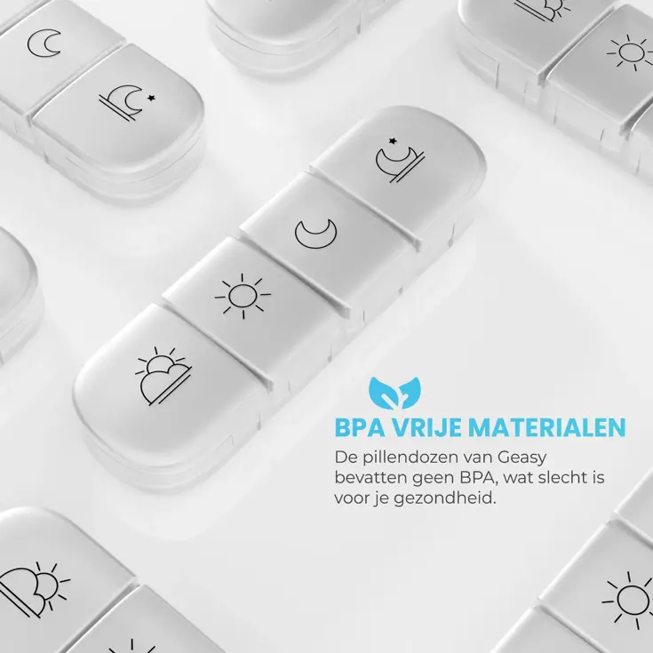 GEASY Pillendoos 7 Dagen – 4 Vakken