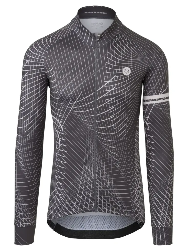 Nocturnal Lines Fietsshirt Lange Mouwen Heren