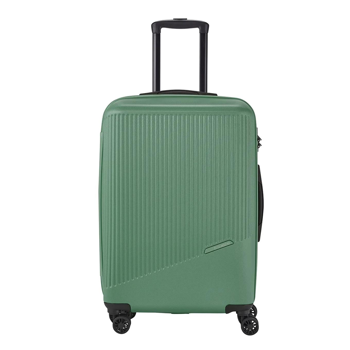 Travelite  Bali 4 Wiel Trolley M green Groen  Groen main product image