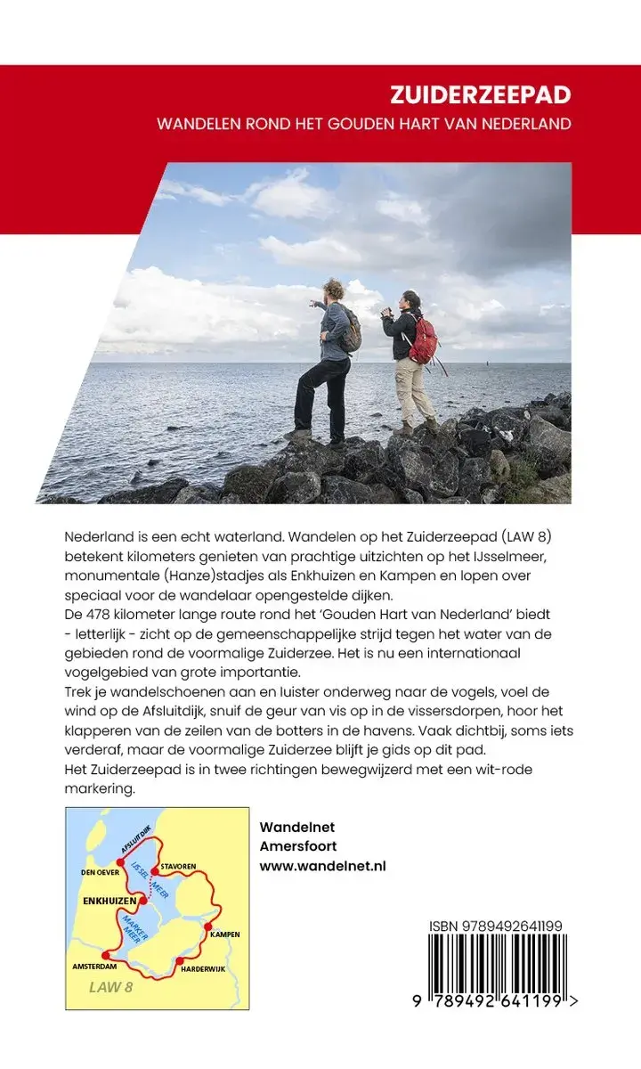 Wandelgids LAW 8 Zuiderzeepad