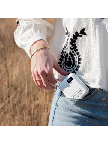 Powerbank 10.000 mAh met Kabels - Wit