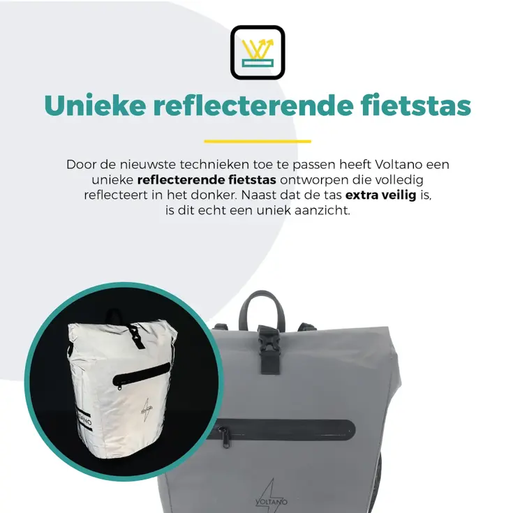 Voltano Luxe E‑bike Fietstas 28 L