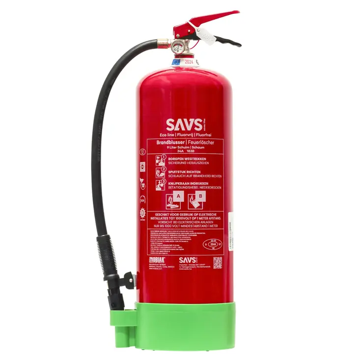 Brandblusser schuim 9 liter