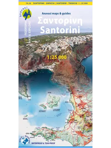 Wandelkaart 10.24 Santorini