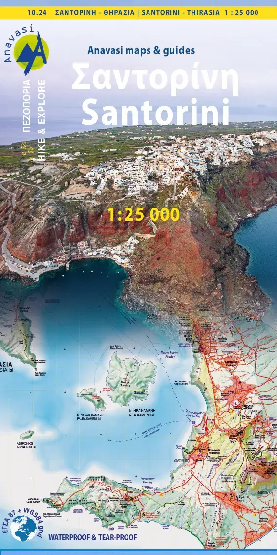 Wandelkaart 10.24 Santorini
