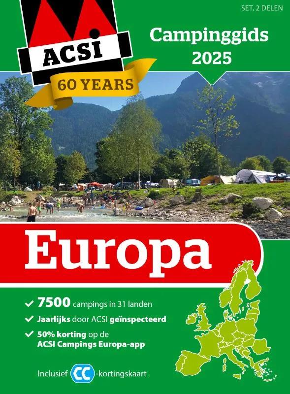 ACSI  Campinggids Europa 2025  set 2 delen main product image