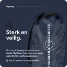 Flightbag vliegtuighoes TSA slot 60–90L – N Blauw