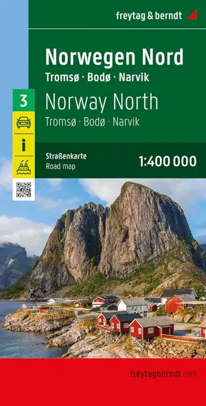 Wegenkaart Noorwegen 3 Noord