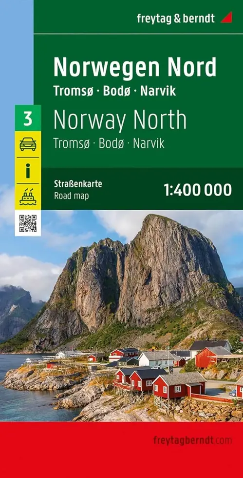 Wegenkaart Noorwegen 3 Noord