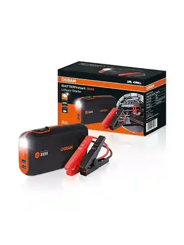 Battery starter 300A 2x USB-contact