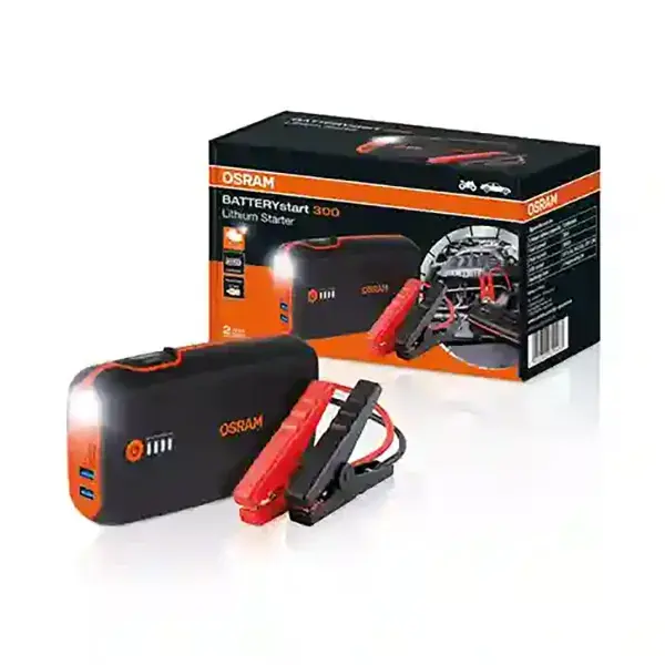 Battery starter 300A 2x USB-contact