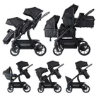 Kinderwagen Novi Pacific Premium Duo Solid Black