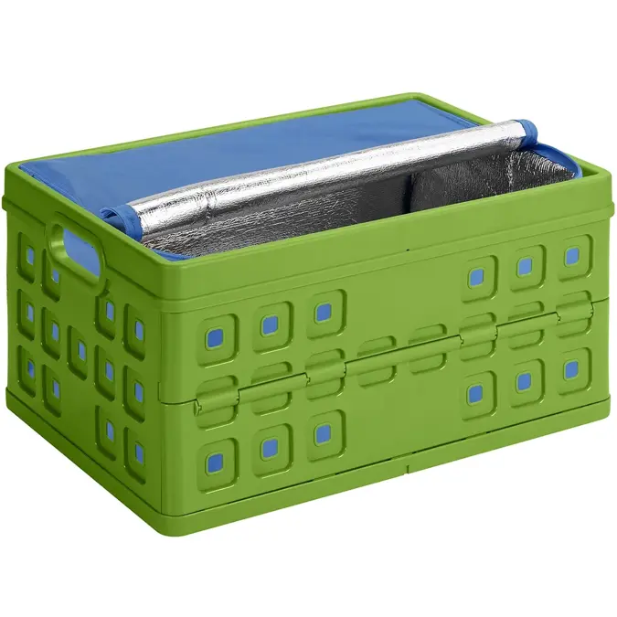 Square - Vouwkrat met koeltas - 46L - groen