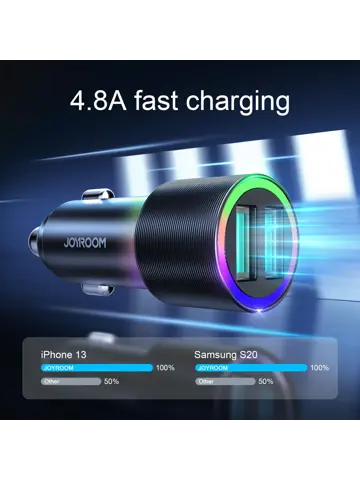 Autolader 3-in-1 - 24W - Zwart