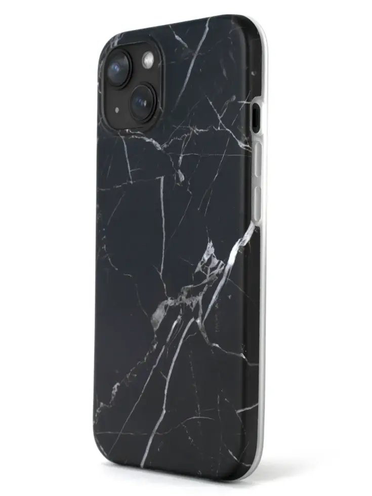 R2B iPhone 14 Hoesje Marmer + Screenprotector