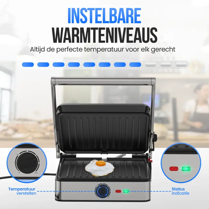 Contact Grill XL - Tosti Apparaat 2200W