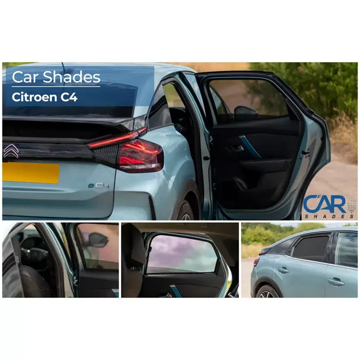 Citroën C4 III 5 deurs 2020 - Zonneschermen achterportieren - Car Shades