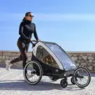 Luxe Fietskar V2 - 3-in-1 - Hardloopkinderwagen