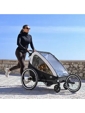 Luxe Fietskar V2 - 3-in-1 - Hardloopkinderwagen