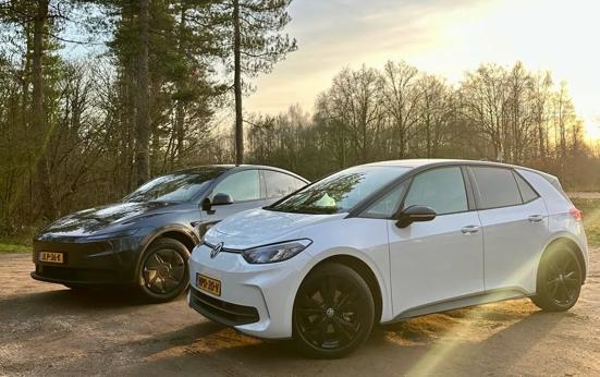 Vergelijk Tesla Model Y Standard & Volkswagen ID.3 Limited Edition