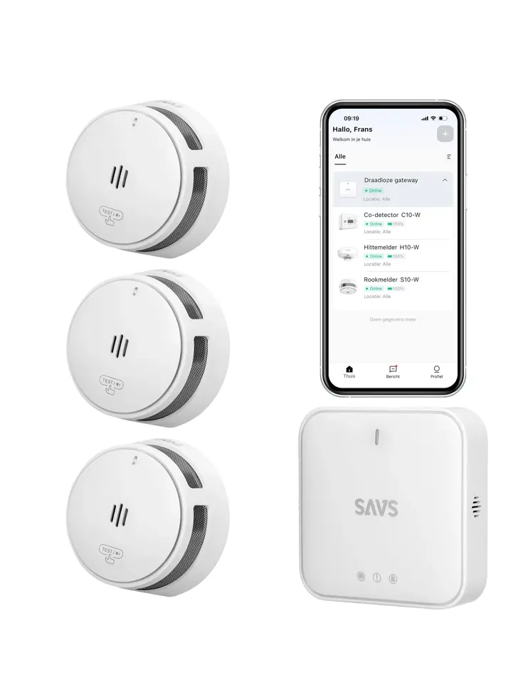 LinkSmart bundel 3 Rookmelders, 1 Gateway