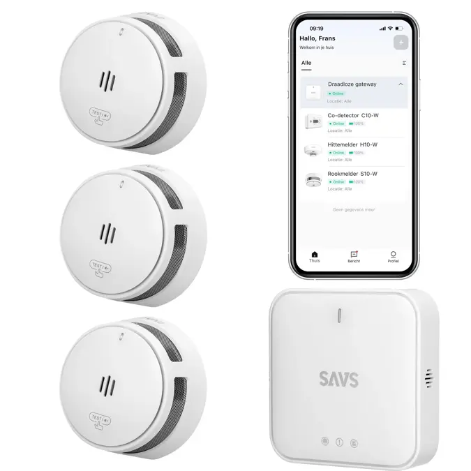 LinkSmart bundel 3 Rookmelders, 1 Gateway