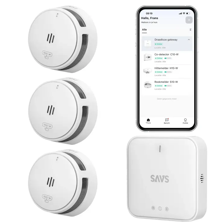 LinkSmart bundel 3 Rookmelders, 1 Gateway