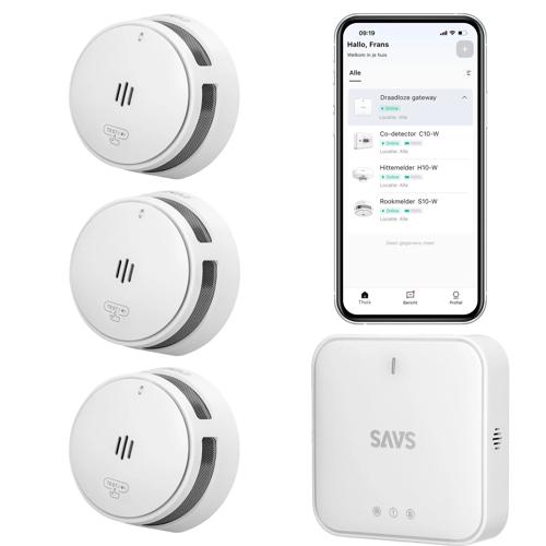 LinkSmart bundel 3 Rookmelders, 1 Gateway