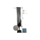 CUHOC Zweefparasol hoes 210x45 cm - Diamond