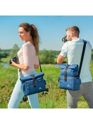 Rolltop Camera schoudertas
