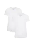 VELO - 2 V-hals T-shirts Bamboo Basics
