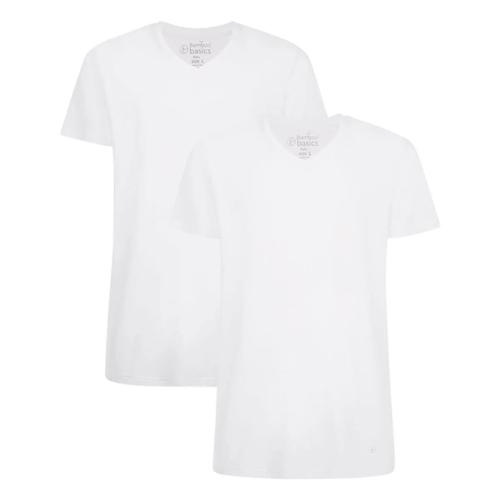 VELO - T-shirts V-hals 2-pack heren - S