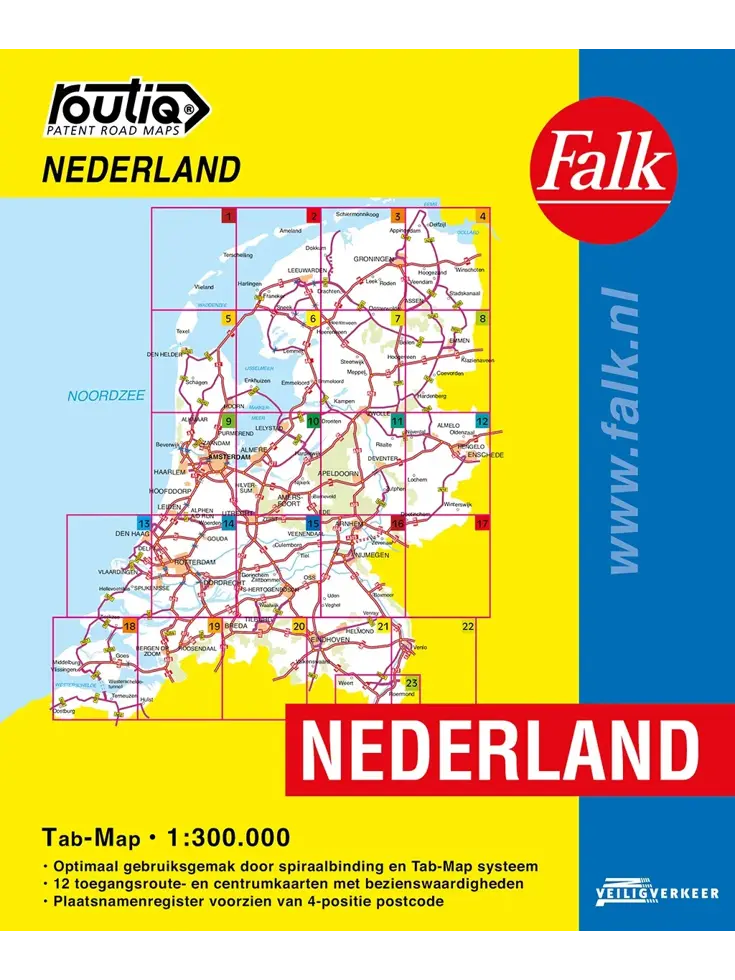 Routiq Atlas Nederland Tab-Map