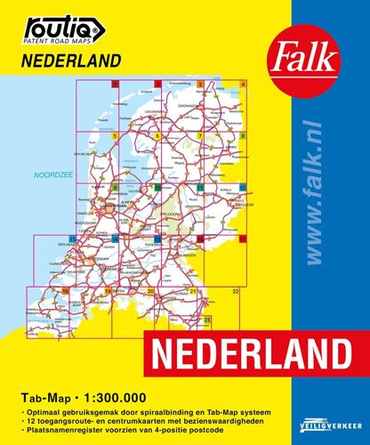 Routiq Atlas Nederland Tab-Map