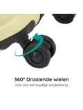 Reiskoffer L ABS 95L met TSA-slot en 360° wielen