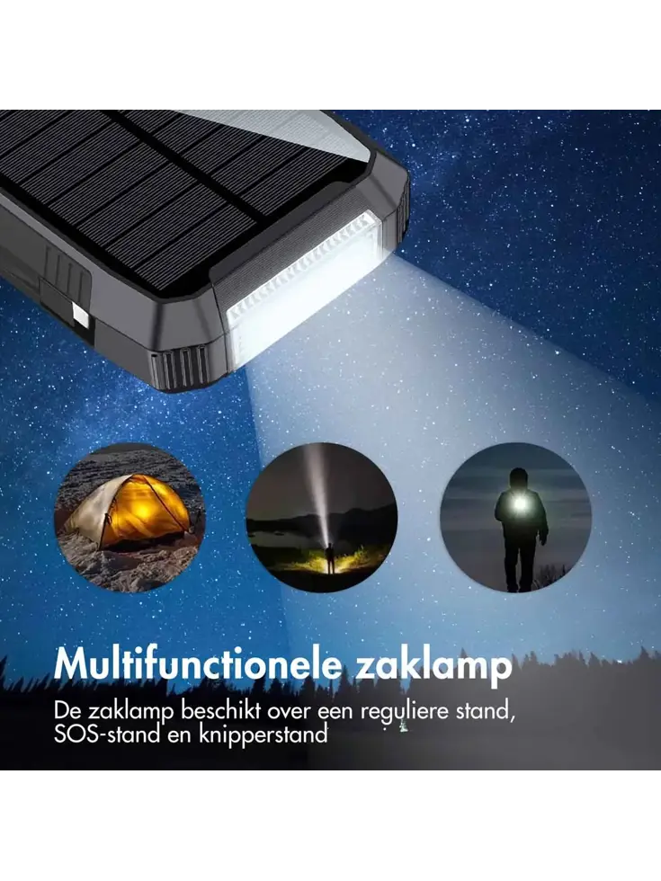 Solar Powerbank 30.000 mAh