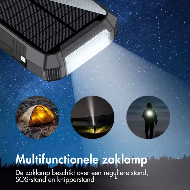 Solar Powerbank 30.000 mAh